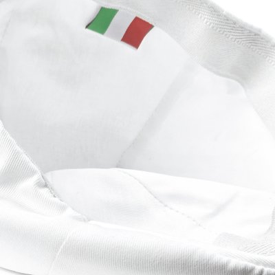 Kaszkiet - Gårda Vico Cotton Flat Cap (biały)