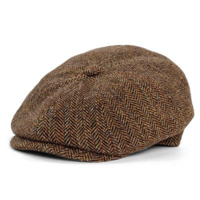 Kaszkiet - Gårda Premium Wrexham Wool Newsboy (beżowy)