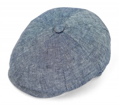 Kaszkiet - Gårda Palizzi Marina Linen Newsboy Cap (niebieski)