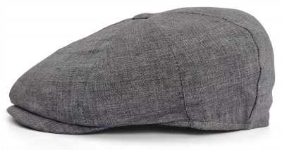 Kaszkiet - Gårda Palizzi Marina Linen Newsboy Cap (szary)