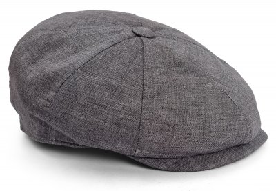 Kaszkiet - Gårda Palizzi Marina Linen Newsboy Cap (szary)