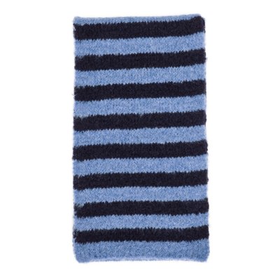 Szaliki - Gårda Grindelwald Striped Wool Mix Scarf (niebieski)