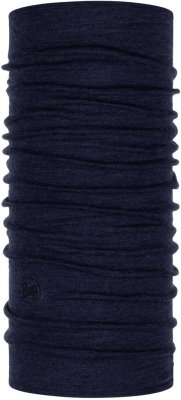 Obroża - Buff Midweight Merino Wool (ciemny niebieski)
