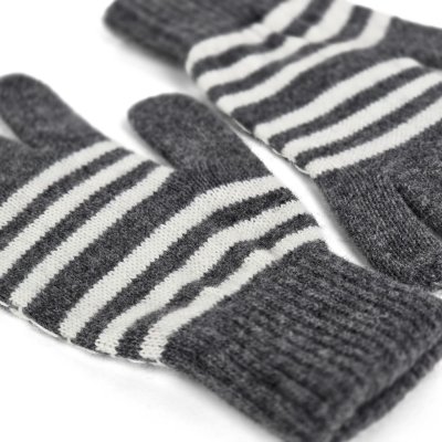 Rękawice - Gårda Cavalese Knitted Wool Mix Gloves (szary/biały)