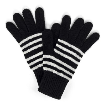 Rękawice - Gårda Cavalese Knitted Wool Mix Gloves (czarny/biały)