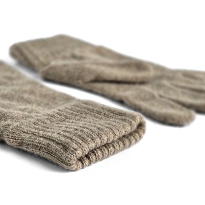 Rękawice - Gårda Tolmin Knitted Wool Mix Gloves (beżowy)