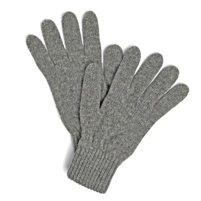 Rękawice - Gårda Tolmin Knitted Wool Mix Gloves (szary)