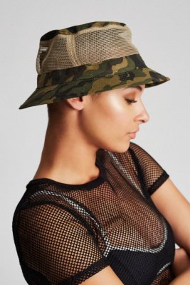 Kapelusze - Brixton Hardy Bucket Hat (camo)