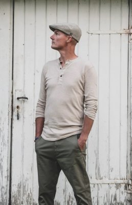 Kaszkiet - CTH Ericson Edward Pepita Ivy Cap (zielony/beżowy)