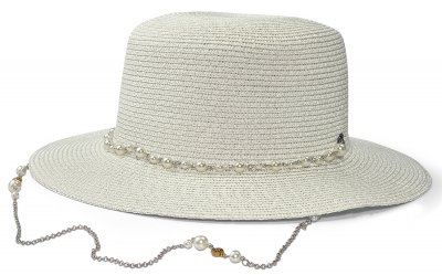 Słomiany kapelusz - Gårda Amidala (biały)