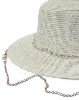 Słomiany kapelusz - Gårda Amidala (biały)