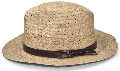 Kapelusze - Gårda Pampaneria Raffia Fedora (naturalny)