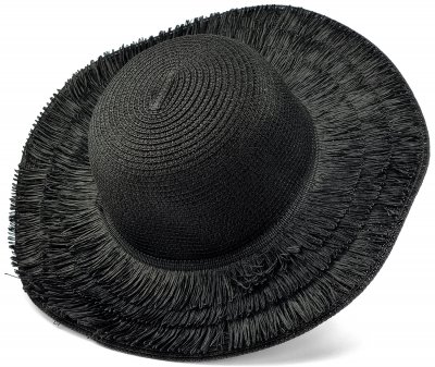Słomiany kapelusz - Gårda Sarita (czarny)