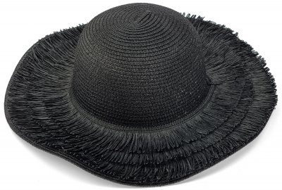 Słomiany kapelusz - Gårda Sarita (czarny)