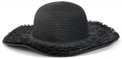 Słomiany kapelusz - Gårda Sarita (czarny)