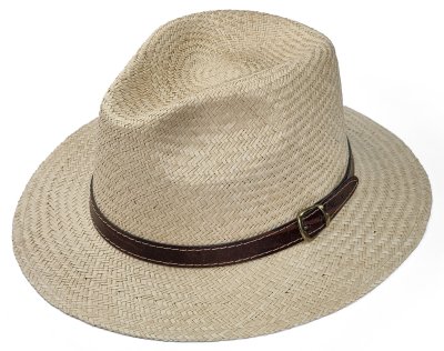 Kapelusze - Gårda Sa Tuna Fedora (naturalny)