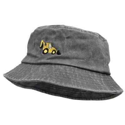 Kapelusze Dziecko - Gårda Bulldozer Bucket Hat (szary)