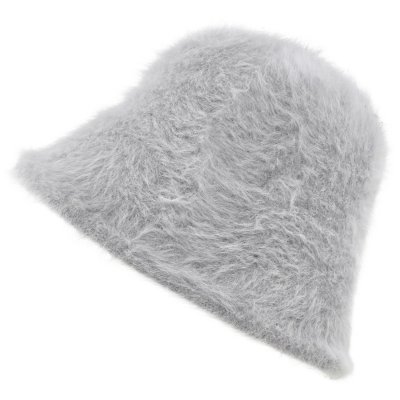 Kapelusze - Gårda Angora Cloche (szary)