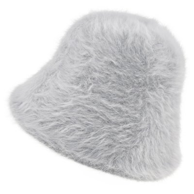 Kapelusze - Gårda Angora Cloche (szary)