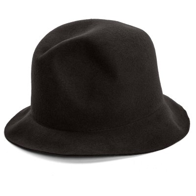 Kapelusze - Gårda Anzio Unstructured Wool Hat (czarny)