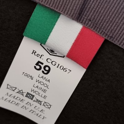 Kapelusze - Gårda Anzio Unstructured Wool Hat (czarny)