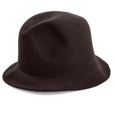 Kapelusze - Gårda Anzio Unstructured Wool Hat (brązowy)