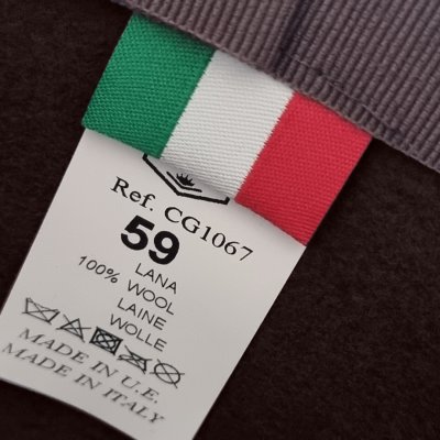 Kapelusze - Gårda Anzio Unstructured Wool Hat (brązowy)