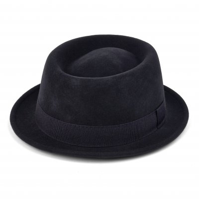Kapelusze - Gårda Asolo Pork Pie Wool Hat (niebieski)
