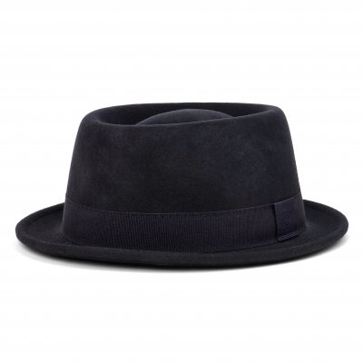 Kapelusze - Gårda Asolo Pork Pie Wool Hat (niebieski)
