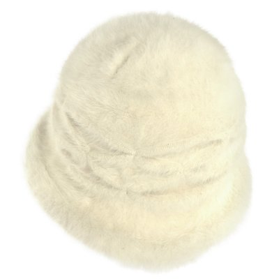 Kapelusze - Gårda Atri Angora Cloche (biały)