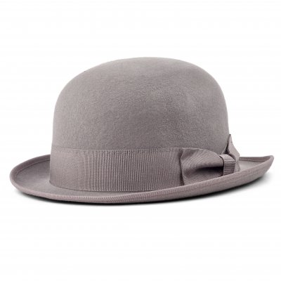 Kapelusze - Gårda Aviano Bowler Wool Hat (jasnoszary)