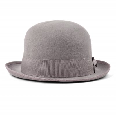 Kapelusze - Gårda Aviano Bowler Wool Hat (jasnoszary)