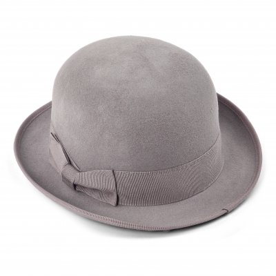 Kapelusze - Gårda Aviano Bowler Wool Hat (jasnoszary)