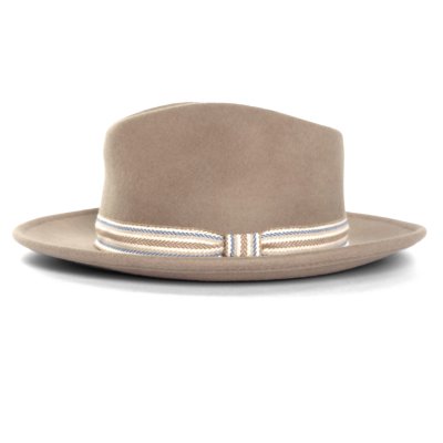 Kapelusze - Gårda Belluno Crushable Wool felt Fedora (beżowy)