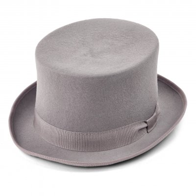 Kapelusze - Gårda Chieri Top Hat Wool (szary)