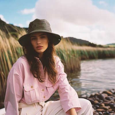 Kapelusze - Gårda Connemara Outdoor Hat (zielony)