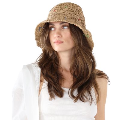 Słomiany kapelusz - Gårda Florence Bucket hat (natura)