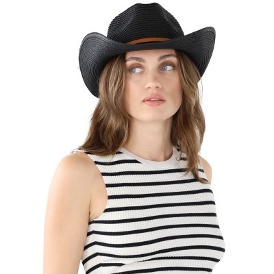 Słomiany kapelusz - Gårda Kos Western Hat (czarny)