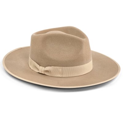 Kapelusze - Gårda Mapleton Wide brimmed Fedora (beżowy)