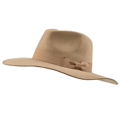 Kapelusze - Gårda Marcola Wide brimmed Fedora (beżowy)