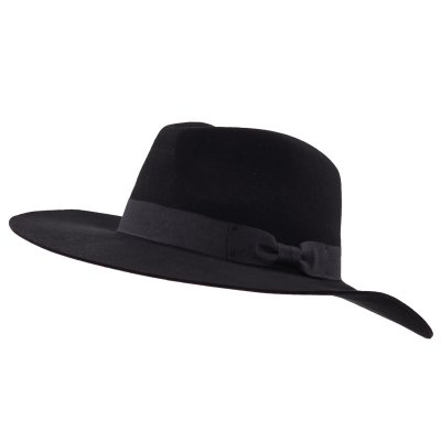 Kapelusze - Gårda Marcola Wide brimmed Fedora (czarny)