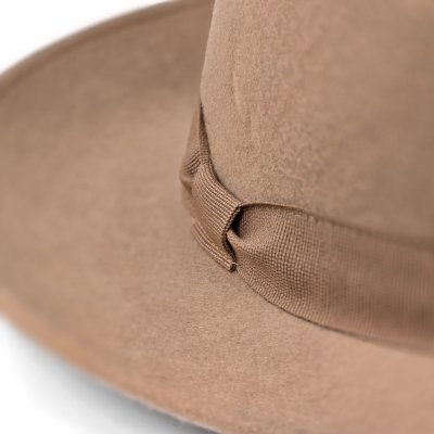 Kapelusze - Gårda Napoli Fedora Wool Hat (beżowy)