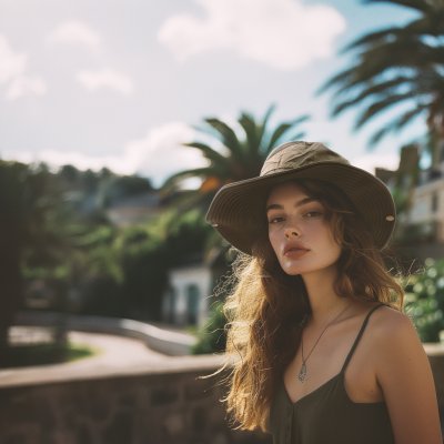 Kapelusze - Gårda Nigula Outdoor Hat (zielony)