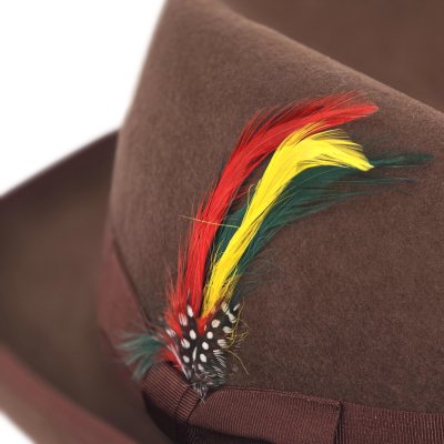 Kapelusze - Gårda Ocala Player Woolfelt (brązowy)