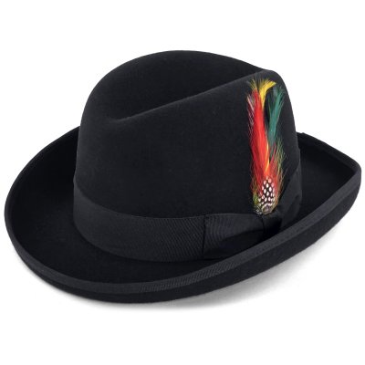 Kapelusze - Gårda Ocala Player Woolfelt (czarny)