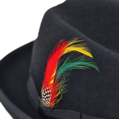 Kapelusze - Gårda Ocala Player Woolfelt (czarny)