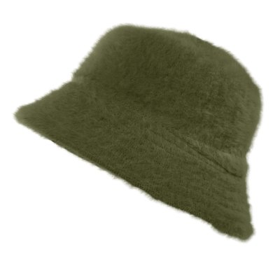 Kapelusze - Gårda Orvieto Angora Bucket Hat (zielony)