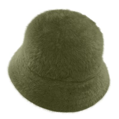 Kapelusze - Gårda Orvieto Angora Bucket Hat (zielony)