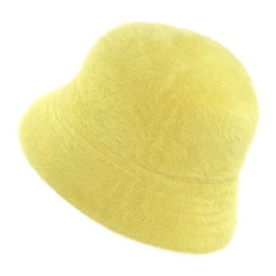 Kapelusze - Gårda Orvieto Angora Bucket Hat (żółty)