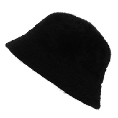 Kapelusze - Gårda Orvieto Angora Bucket Hat (czarny)